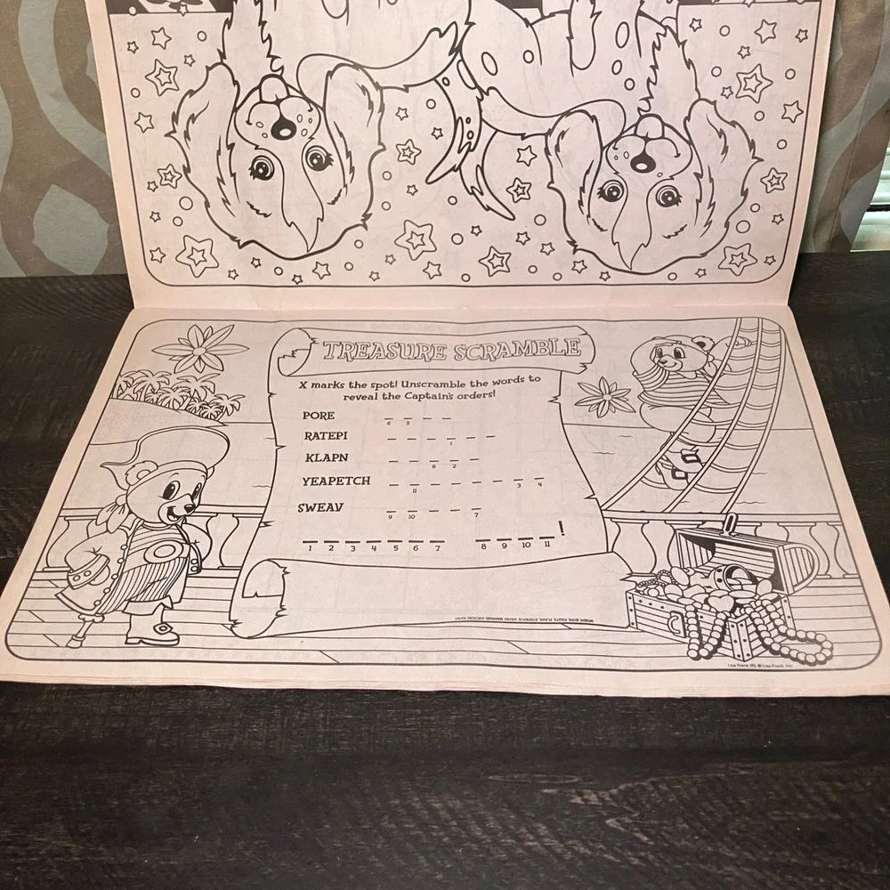 Lisa Frank Super Coloring Activity Pad Unicorn Rainbow Stars Bendon Kids Art Fun